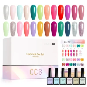 CANNI CC8 set gel lakova 30 bočica po 9 ml, HEMA free