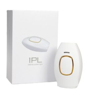 IPL uređaj za depilaciju — bela i roze boja