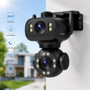 Jortan JT-9680 WiFi PTZ kamera sa dva objektiva 6 MP, 8x zum, AI praćenje