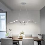 Lanekd SSTTD-996 hromirani luster 93 cm 24W LED sa daljinskim