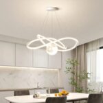 LED luster mesec - prednja strana
