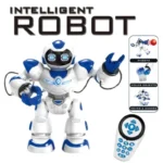 Robot na daljinsko upravljanje sa hvataljkama i LED svetlima