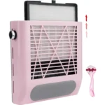 roze aspirator za nokte 80W - prednja strana