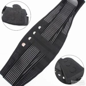 Samozagrevajući pojas za leđa sa magnetima i potporama