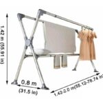 Sklopiva teleskopska sušilica za veš — raspona do 200 cm