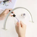 Stona LED lampa Half Moon 55 cm za manikir — 25W polumesec