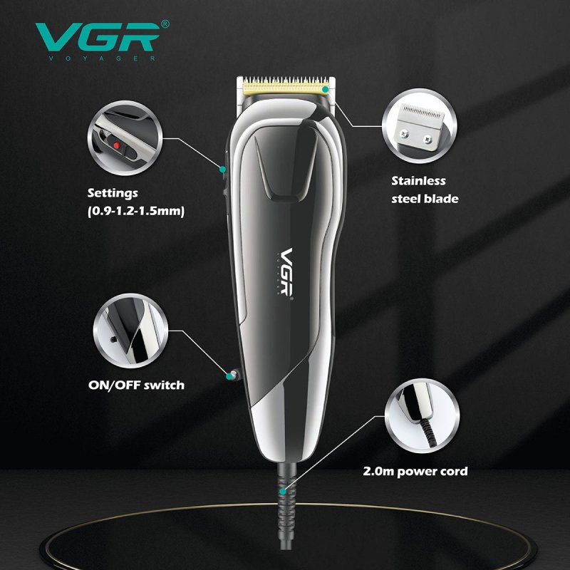 VGR V127 mašinica za šišanje kose na kabl, 0,9–1,5 mm VGR V127 mašinica - u upotrebi
