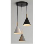 Viseća lampa MF-16 sa tri konusna abažura
