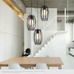 vintage viseća lampa - u upotrebi