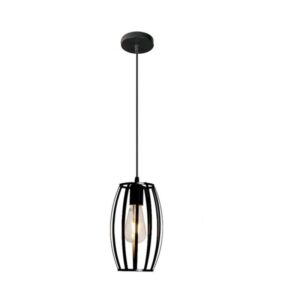 Viseća lampa sa ovalnim metalnim kavezom DT-03 E27 25 cm
