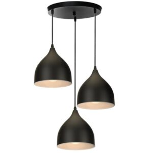 WOTTES YP3-2288 — tri crne kupe, viseća lampa E27