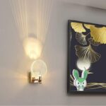staklena zidna lampa - detalji