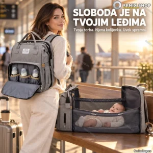 2u1 Ranac krevetac za mame i bebe Rasprodaja