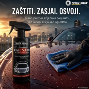 Nano sprej za zaštitu laka automobila — sjaj i otpornost