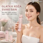 Ženski bežični trimer za dlačice 2u1 sa dve izmenjive glave