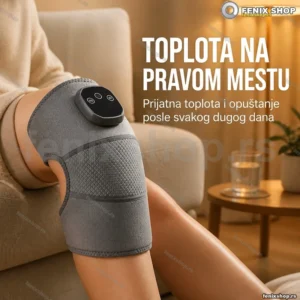 Masažna traka sa grejanjem i vibracijom za koleno
