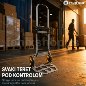 Sklopiva ručna kolica za magacin i selidbu — 100 kg