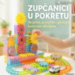 Električna staza i zupčanici za decu — Magical Blocks 203 dela