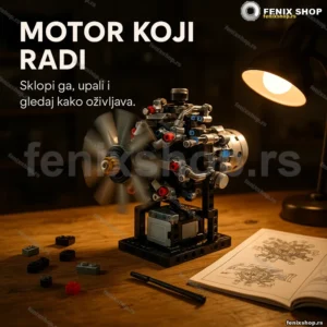 STEM konstruktor zvezdastog avionskog motora s električnim pogonom
