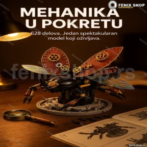 Motorizovani konstruktor mehanička buba nosorog — 628 delova