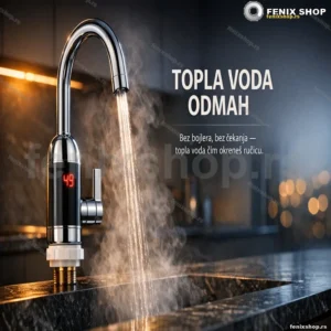 Protočna električna slavina RX-012 sa digitalnim displejom 3 kW