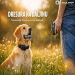 Ogrlica za dresuru pasa sa 4 režima i okruglim regulatorom