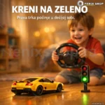 Racing Control SpeedX — igračka trkaća staza sa volanom i semaforom