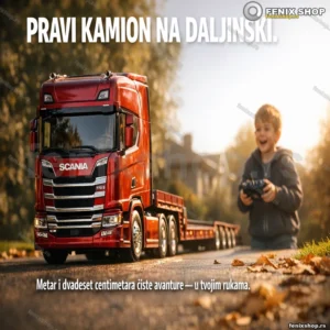 Tegljač za igru na daljinski — Scania 770 S 1:18 s prikolicom