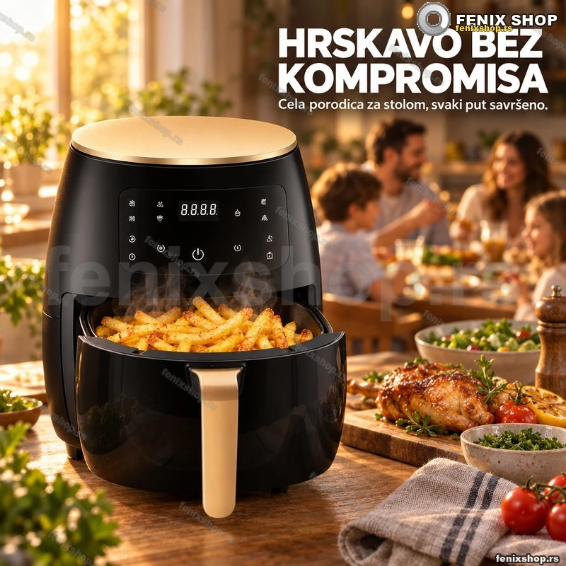 Air Fryer Friteza Na Vruć Vazduh 6L Air Fryer Friteza Na Vruć Vazduh 6L