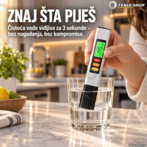 AquaGuard Merač Čistoće Vode – TDS Tester za Domaćinstvo