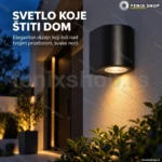 Baleno spoljna zidna lampa GU10 crna ovalna IP65 – QAZQA