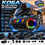 Bluetooth interkom K06A za motociklisticku kacigu sa mikrofonom