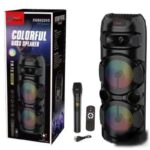 Bluetooth karaoke zvučnik ZQS-8220S 40 W sa LED svetlima i bežičnim mikrofonom