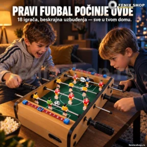 Drveni stoni fudbal za kuću i igraonicu — 18 igrača