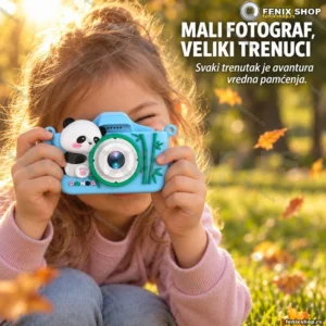 Fotoaparat za decu sa zaštitnom maskom pande