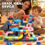 Konstruktivni set, kocke, tobogani i loptice