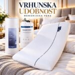 jastuk sa gel memorijskom penom - u upotrebi