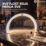 LED stona lampa polumesec HD-M10X 40W — podesiva temperatura