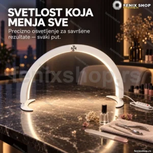 LED stona lampa polumesec HD-M10X 40W — podesiva temperatura