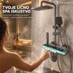 Luksuzni zidni tuš sa dodacima i displejom Premium model