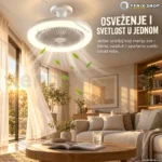 Luster Ventilator – 2 u 1 rešenje za osveženje i osvetljenje prostora!