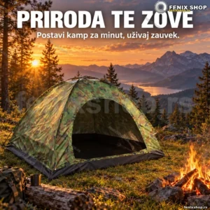 Maskirni šator za kampovanje