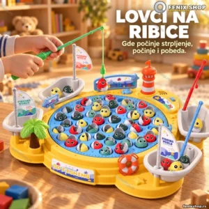 Pecanje ribica Veliki set 45 riba + 4 štapa za pecanje-edukativna igracka