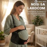 Pojas za trudnice sa tregerima — potpuna podrška stomaku i leđima tokom trudnoće