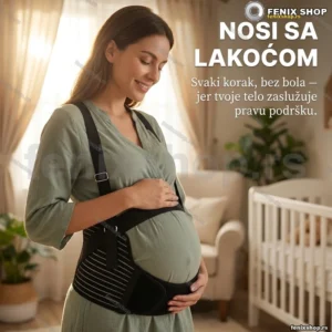 Pojas za trudnice sa tregerima — potpuna podrška stomaku i leđima tokom trudnoće
