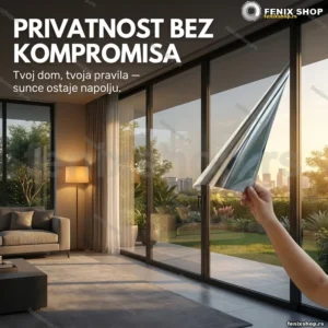 Reflektujuća ogledalo folija za stakla