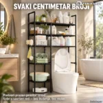 Samostojeća polica za WC šolju — organizer za kupatilo