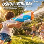 SHARK Pametna Automatska Puška na Vodu – Vaše Tajno Oružje za Letnje Osveženje!