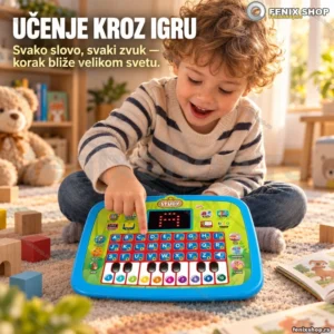Tabla za učenje engleskog jezika za decu