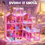 Velika vila za lutke sa 257 delova-dvorac iz snova za beskrajnu zabavu!